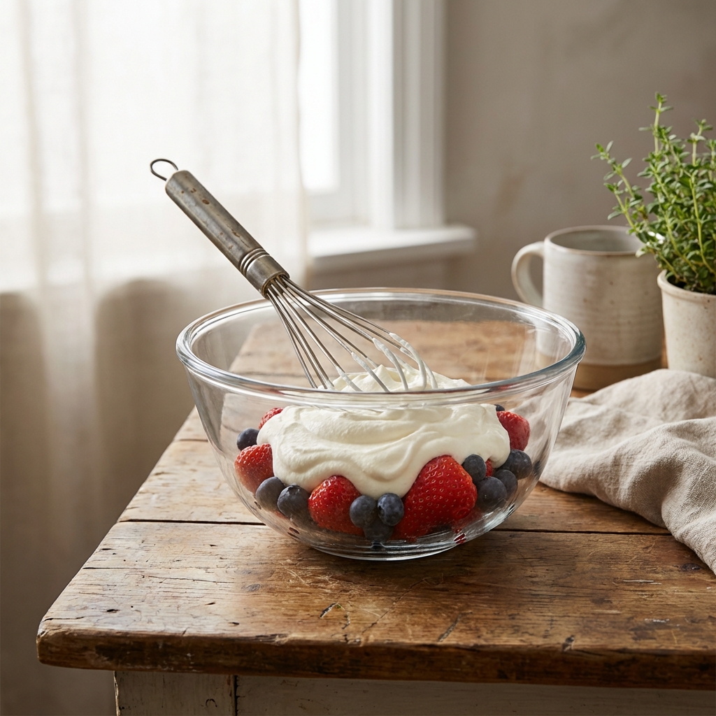 Homemade Whipped Cream (Sugar-Free): 3 Minutes, 3 Ingredients