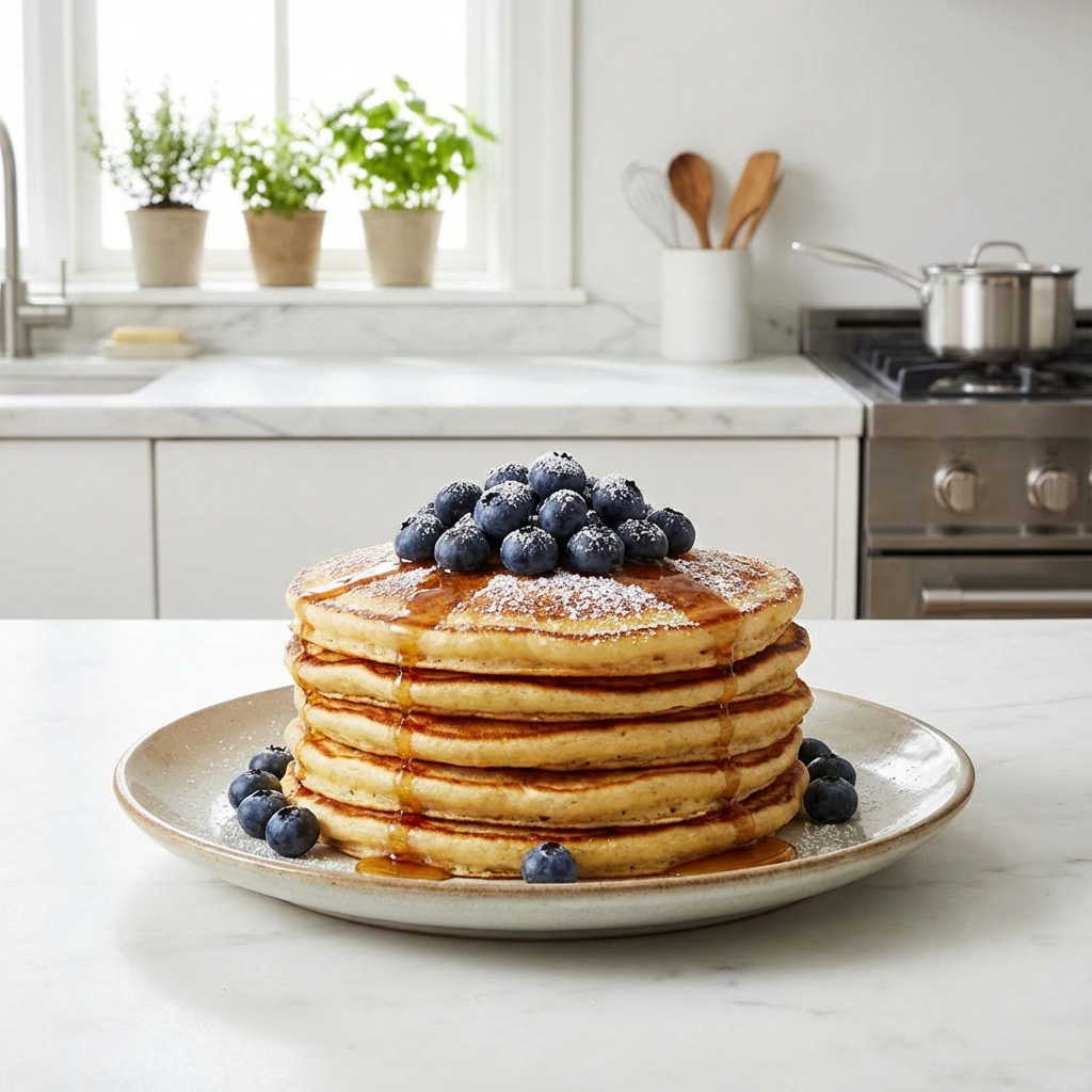 Fluffy No Sugar Pancake Recipe (Breakfast Goal)