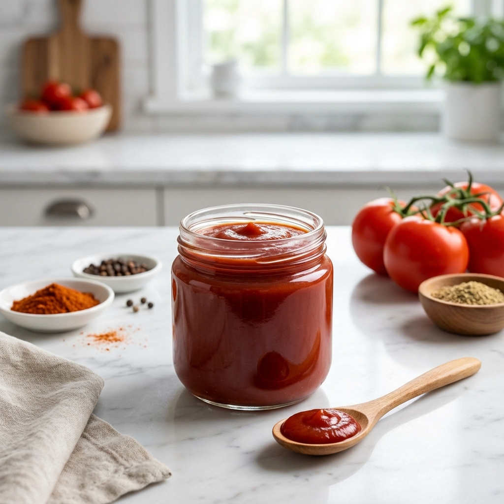 Healthy Homemade No Sugar Ketchup Recipe