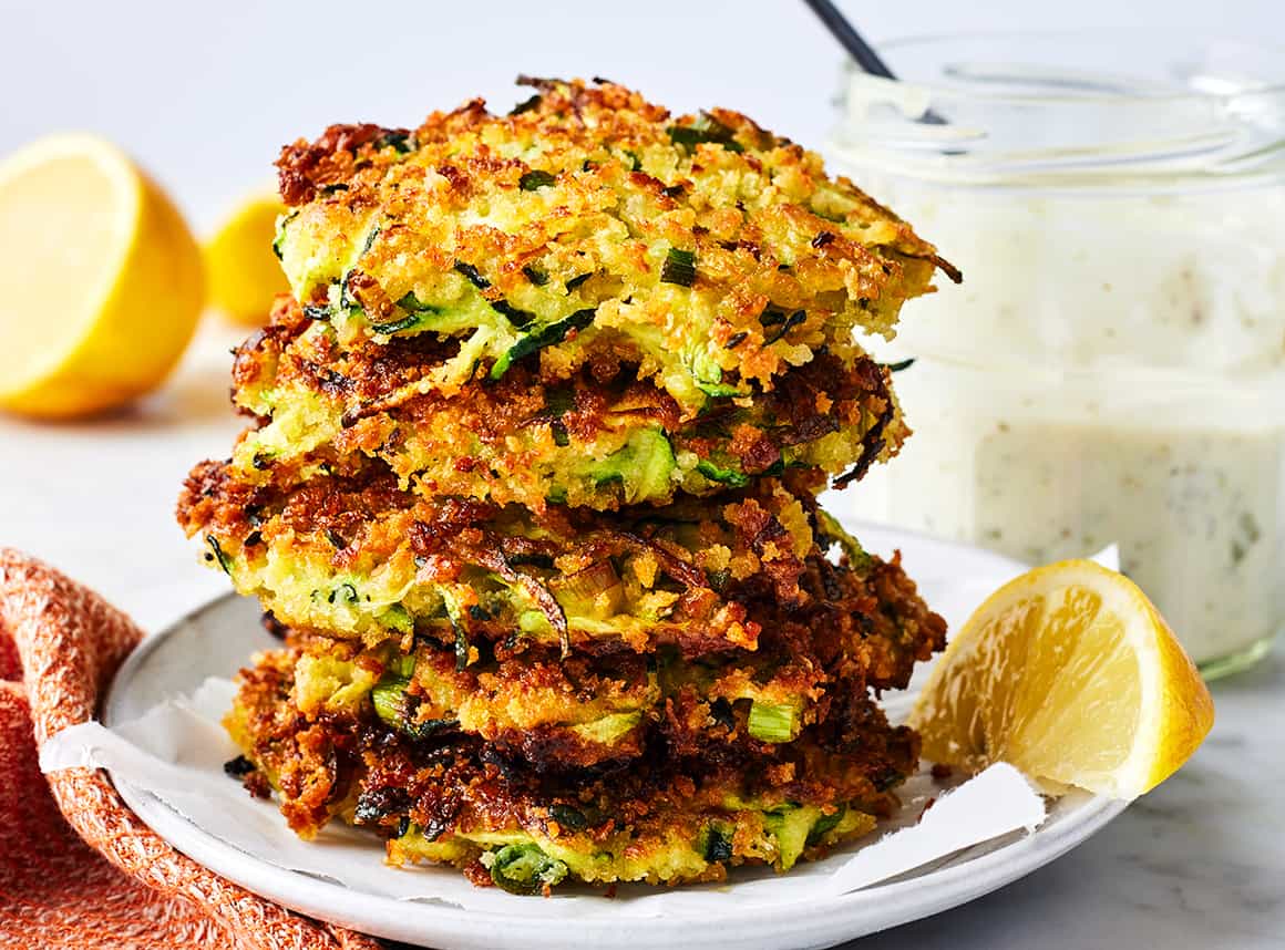 Photo of Zucchini Fritters showing sugar content for acne analysis
