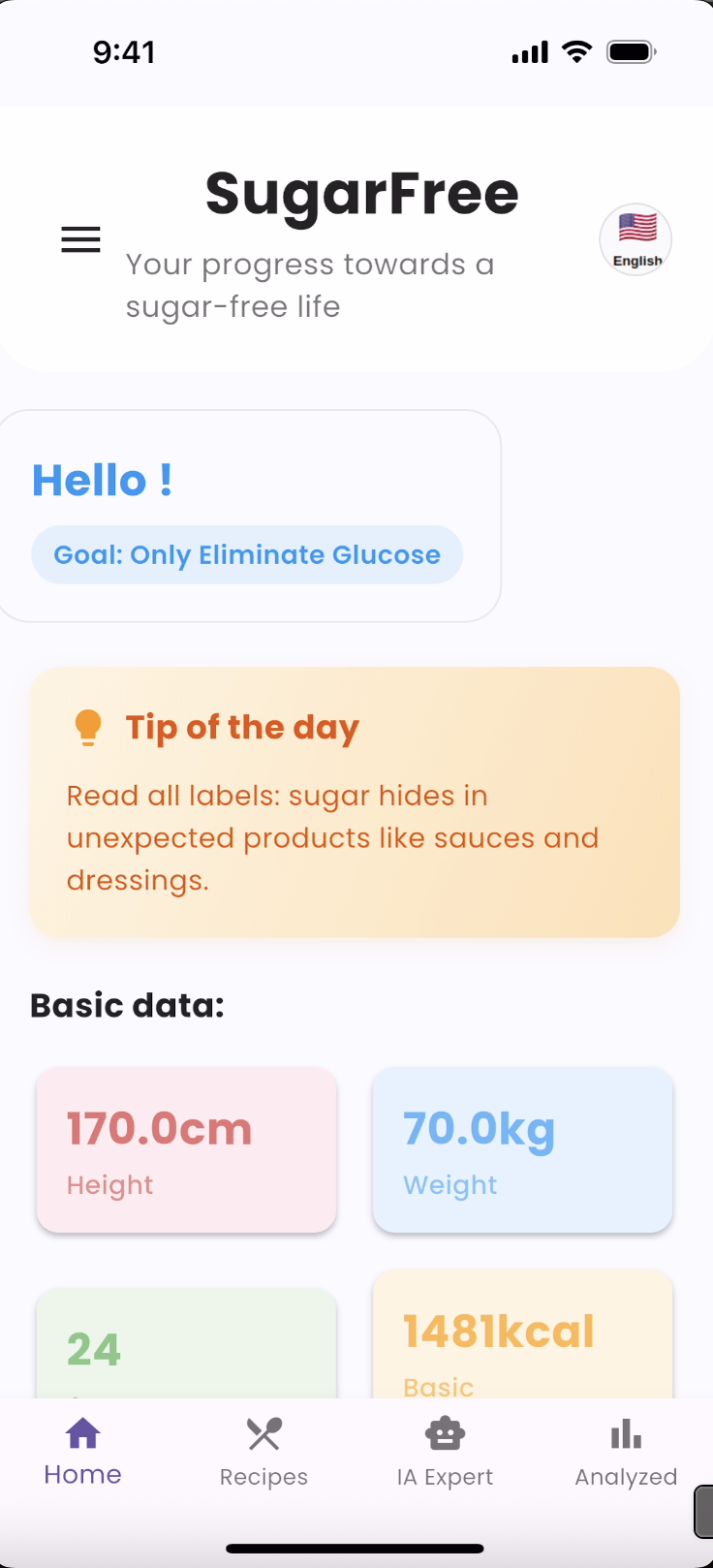 App screen